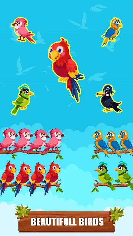 Bird Sort Color - Puzzle Games स्क्रीनशॉट 2