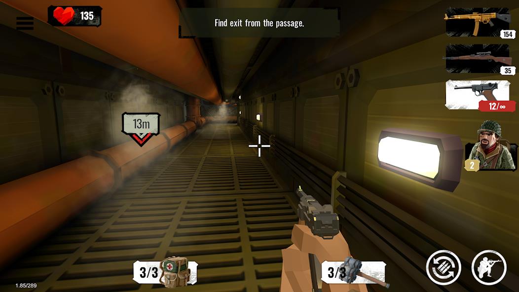 World War Polygon: Ego-Shooter Screenshot 1