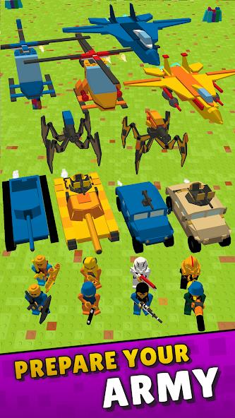 Toys War 3D: Island Battle Mod Captura de pantalla 2