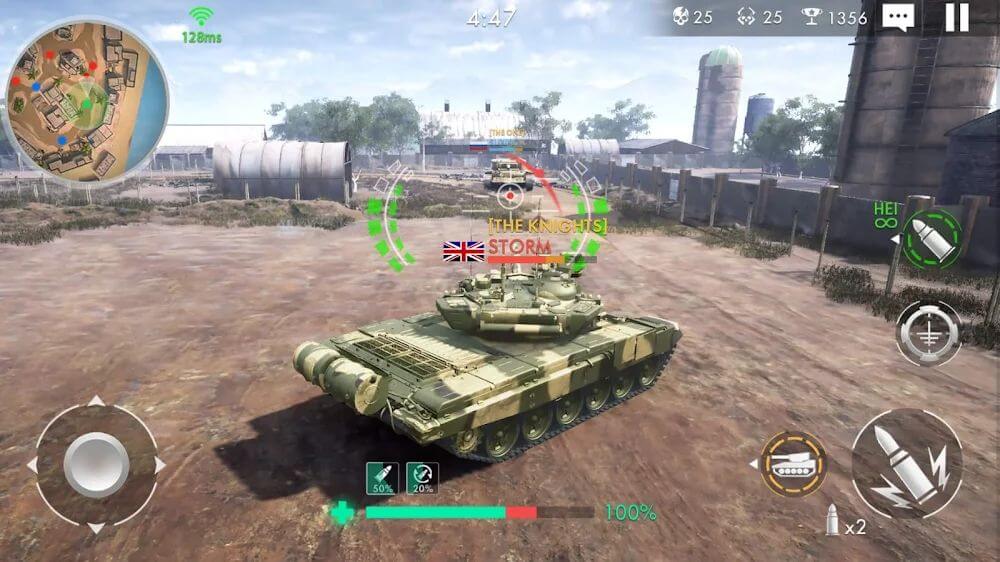 Tank Warfare Mod Captura de tela 1