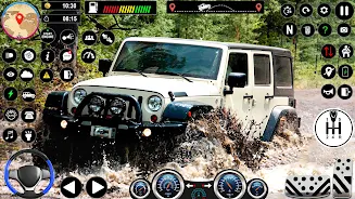 Offroad Car Driving Jeep Games Captura de pantalla 1