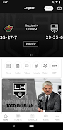 LA Kings Mobile App Screenshot 1