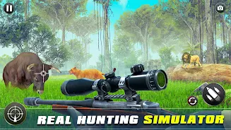 Safari Animal Hunter Simulator應用截圖第1張