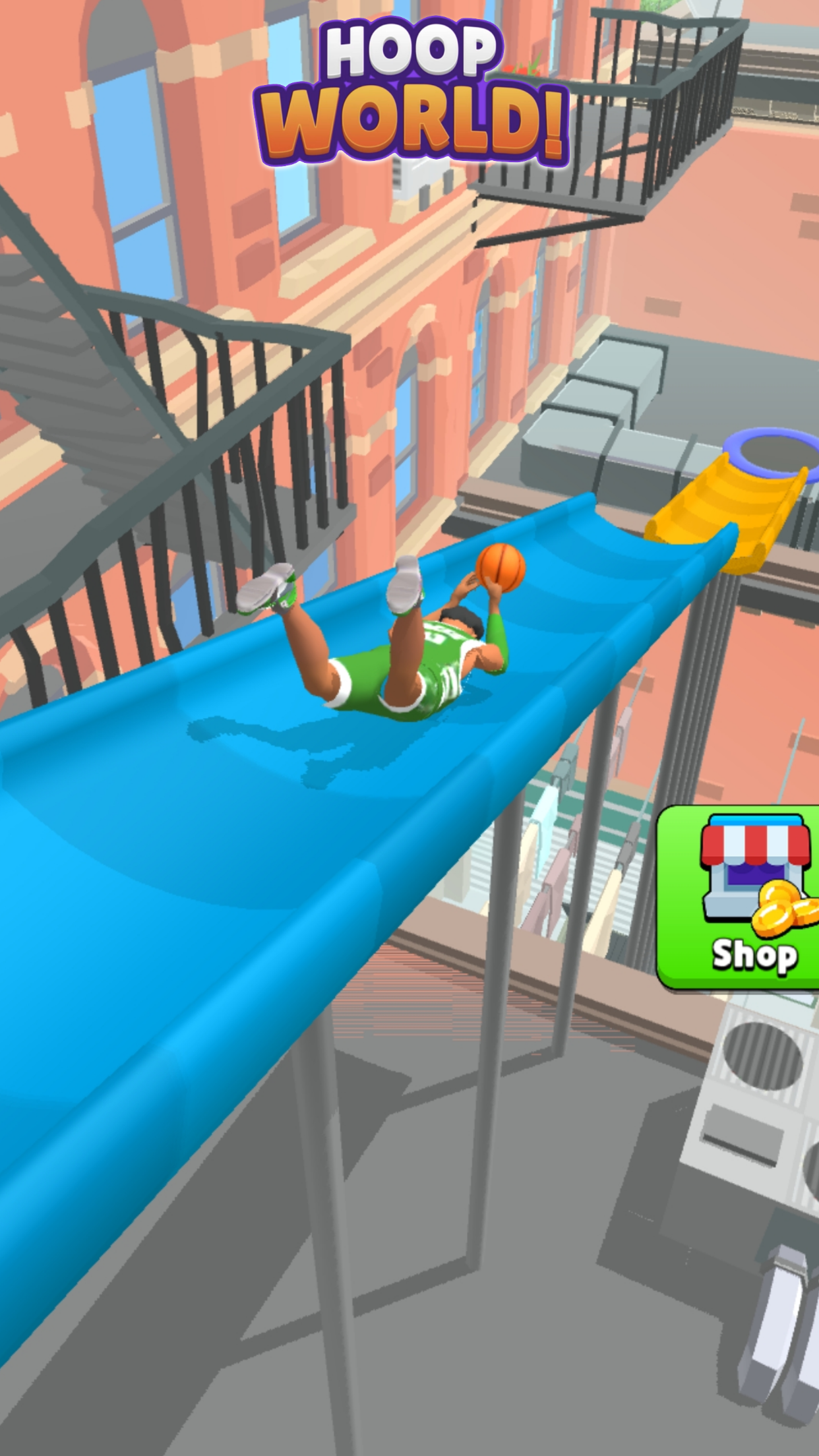 Hoop World: Flip Dunk Game 3D Скриншот 1