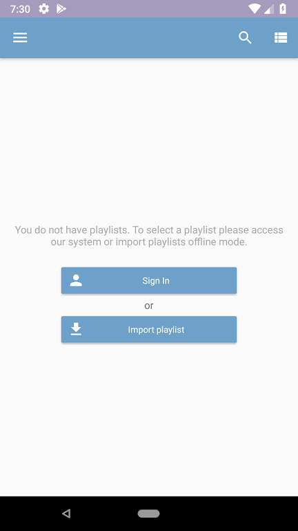 OttPlayer Captura de pantalla 1