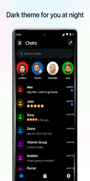 Messenger: Text Messages, SMS Captura de pantalla 3