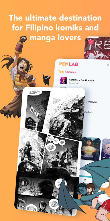 Penlab - Comics Manga Webtoons Captura de tela 2