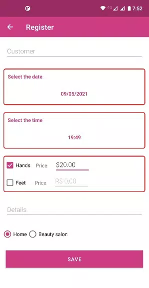 Agenda para Manicure App Capture d'écran 2