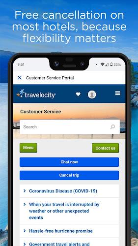Travelocity Hotels & Flights स्क्रीनशॉट 2