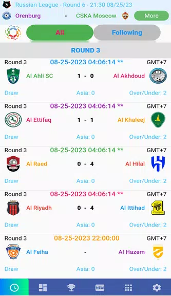 Saudi League Matches Captura de tela 1