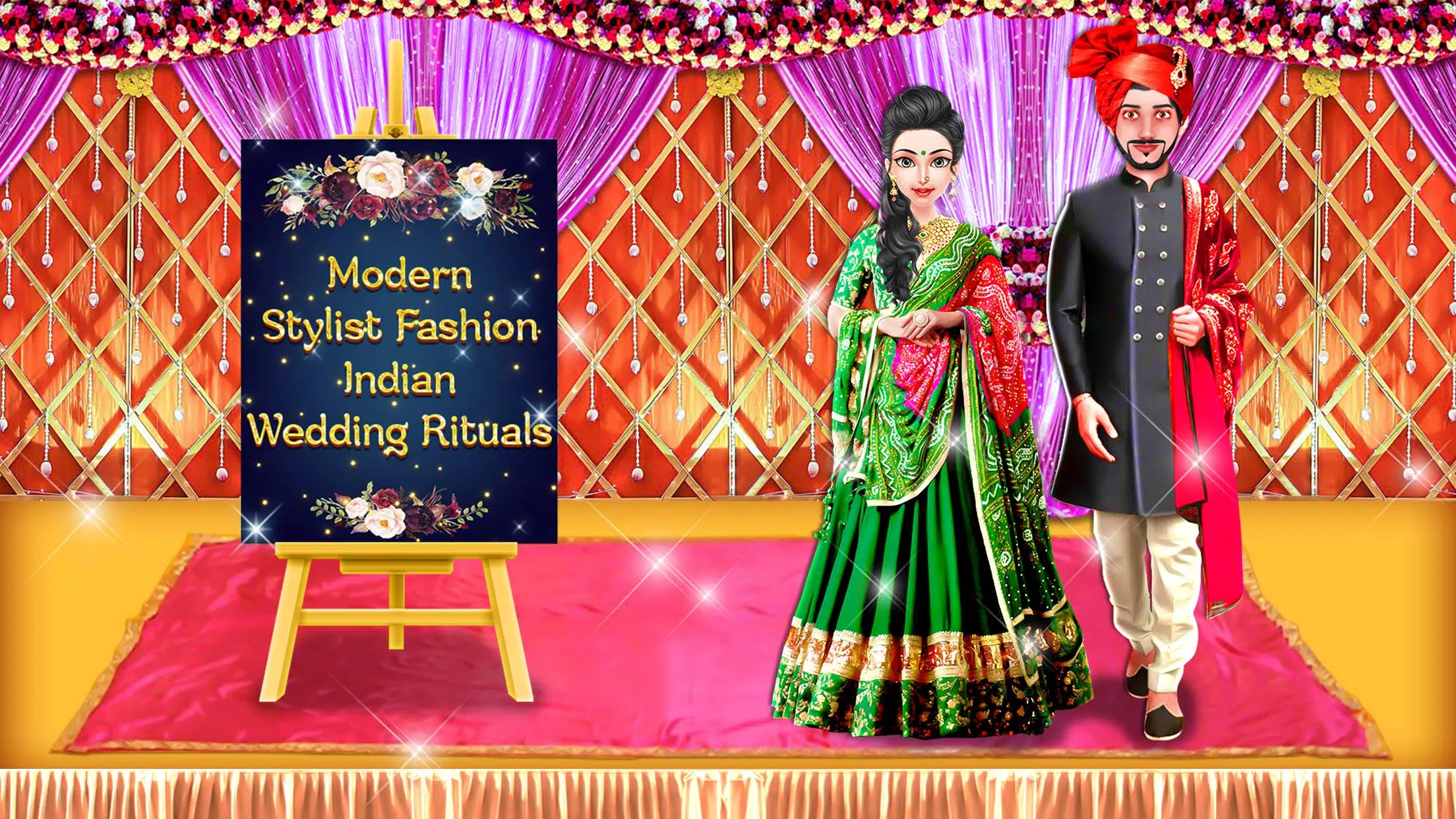 Wedding Fashion Makeup Dressup स्क्रीनशॉट 1