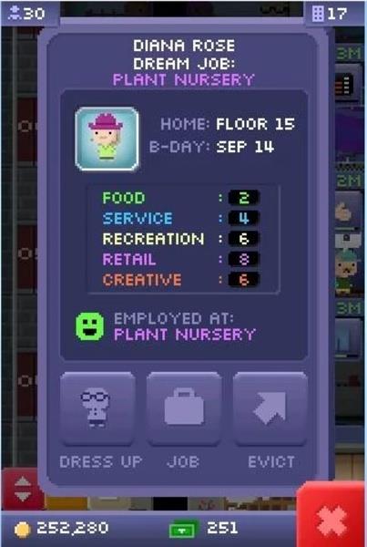 Tiny Tower Mod स्क्रीनशॉट 4