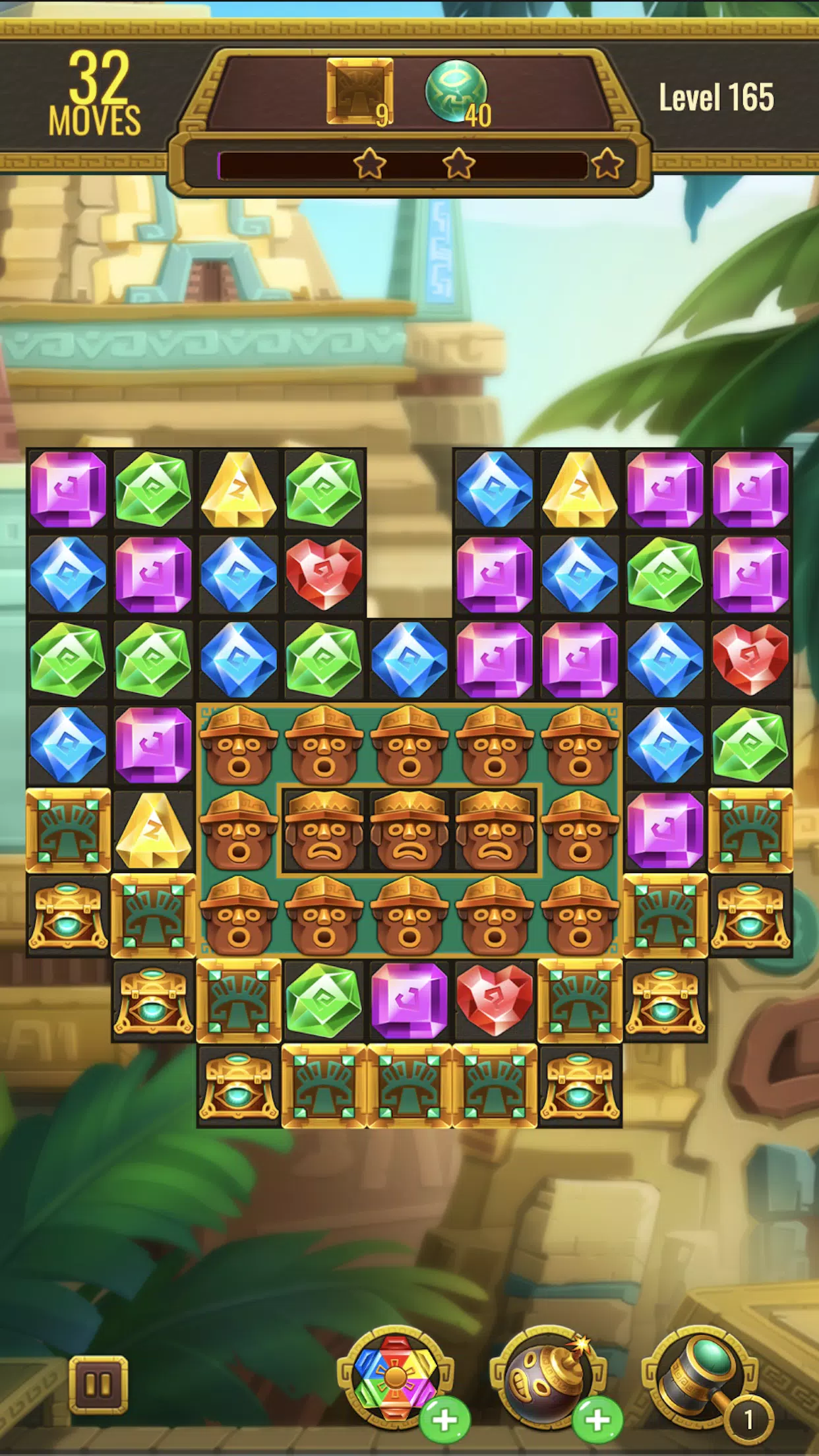 Jewels Maya Quest: Gem Match 3 스크린샷 3