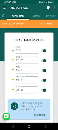 OnlineAzan स्क्रीनशॉट 2