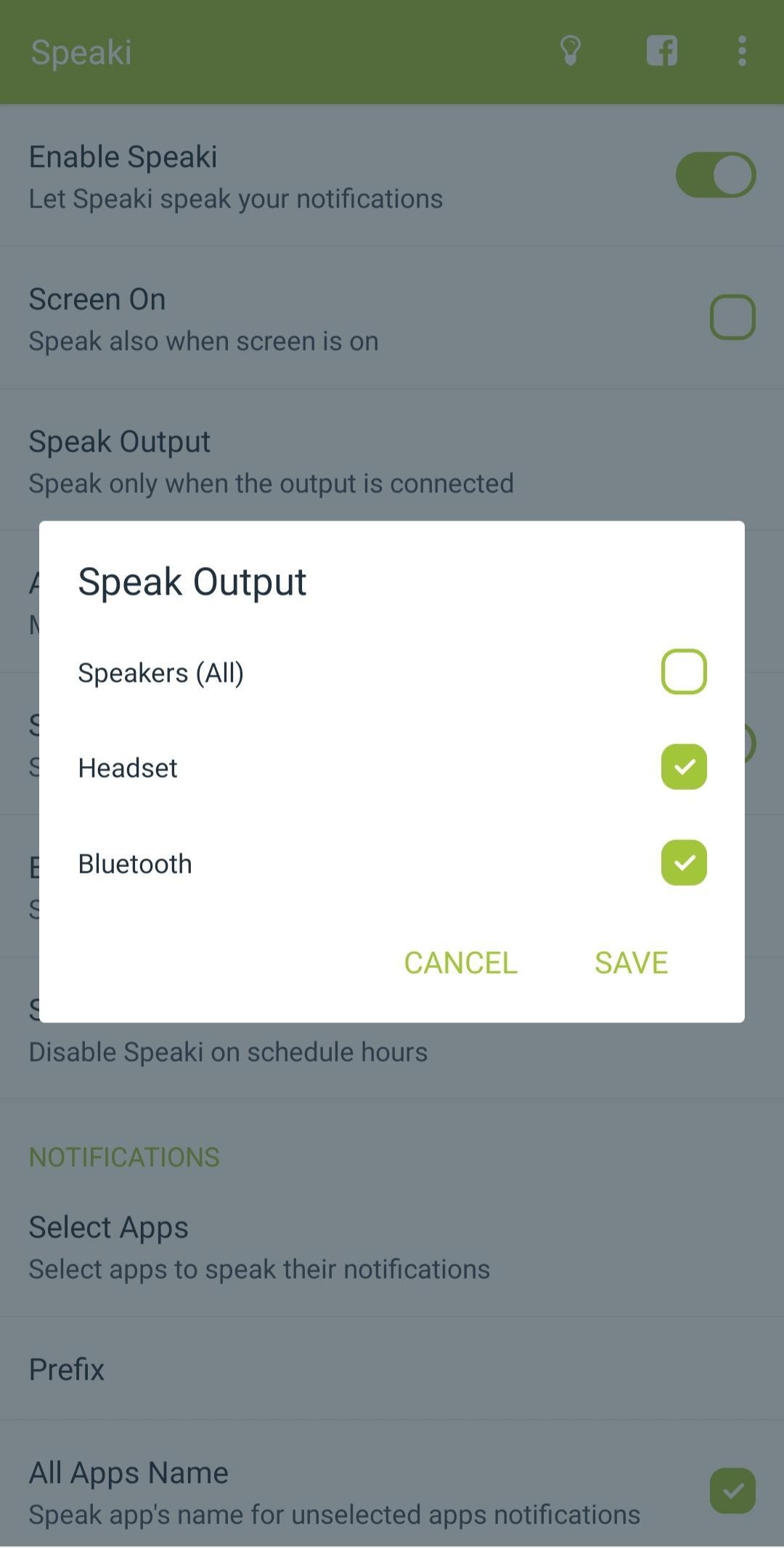 Speaki - Voice Notifications Captura de tela 4