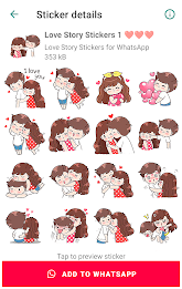 Love Story WASticker Screenshot 1