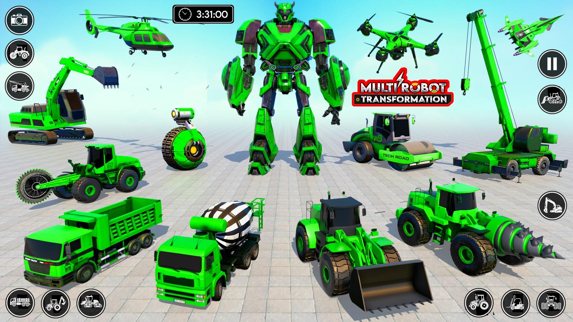 Robot Transform Car Games 3D 스크린샷 2