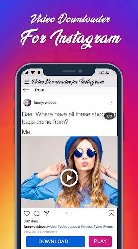 InstaSaver Photo & Video Downloader for Instagram Captura de tela 1