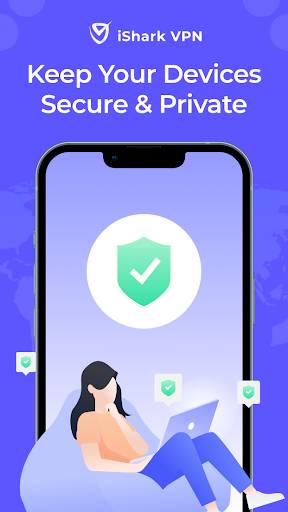 iSharkVPN - Secure & Super Vpn 스크린샷 1