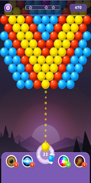 Bubble Shooter Rainbow Capture d'écran 2