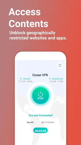 Ocean VPN - Secure VPN Proxy應用截圖第2張