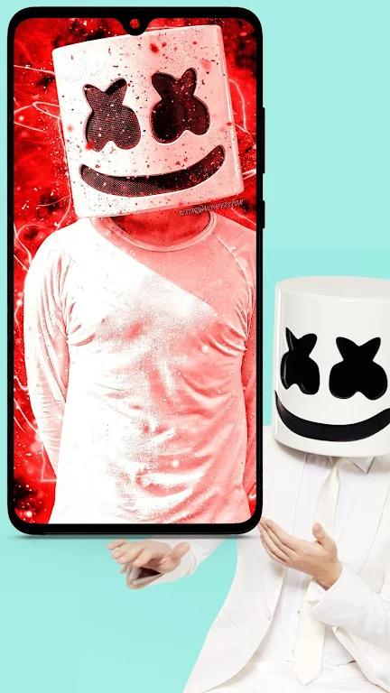 Marshmello Wallpaper Captura de tela 1