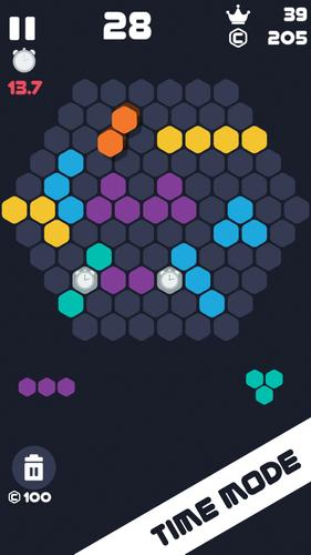 Hexa Brick: Hexagon Block 1010 Captura de tela 4