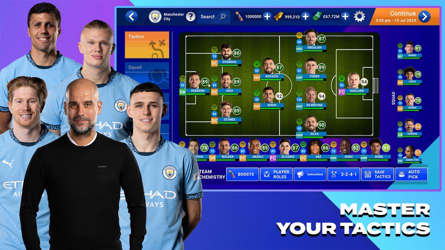 Soccer Manager 2025 - Football Capture d'écran 2