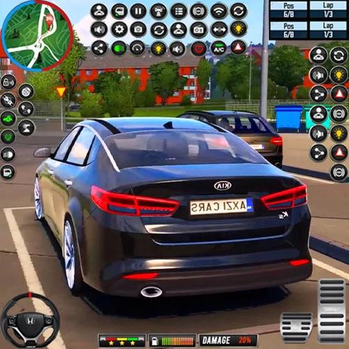 US School Car Game: Car Drive 스크린샷 1
