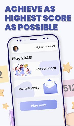 2048 Merge: Puzzle Challenge Captura de tela 1