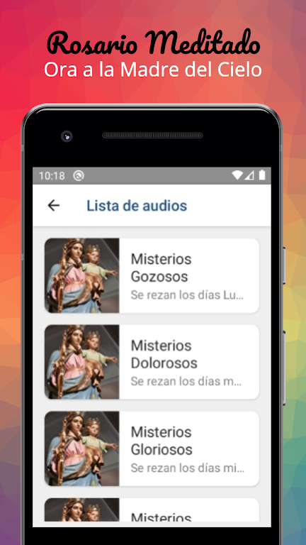 Santo Rosario Catolico: Audio Captura de pantalla 3