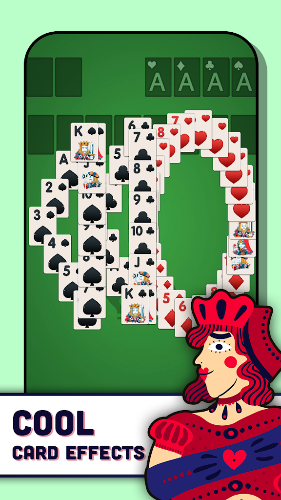 FreeCell Solitaire - Card Screenshot 4