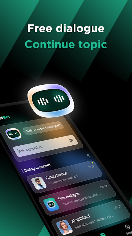 ChatBot – AI Chat Mod Captura de pantalla 2
