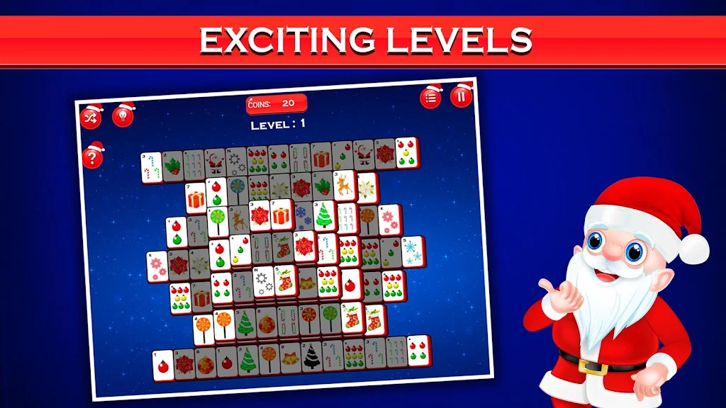 Mahjong Deluxe - Christmas Fun应用截图第1张