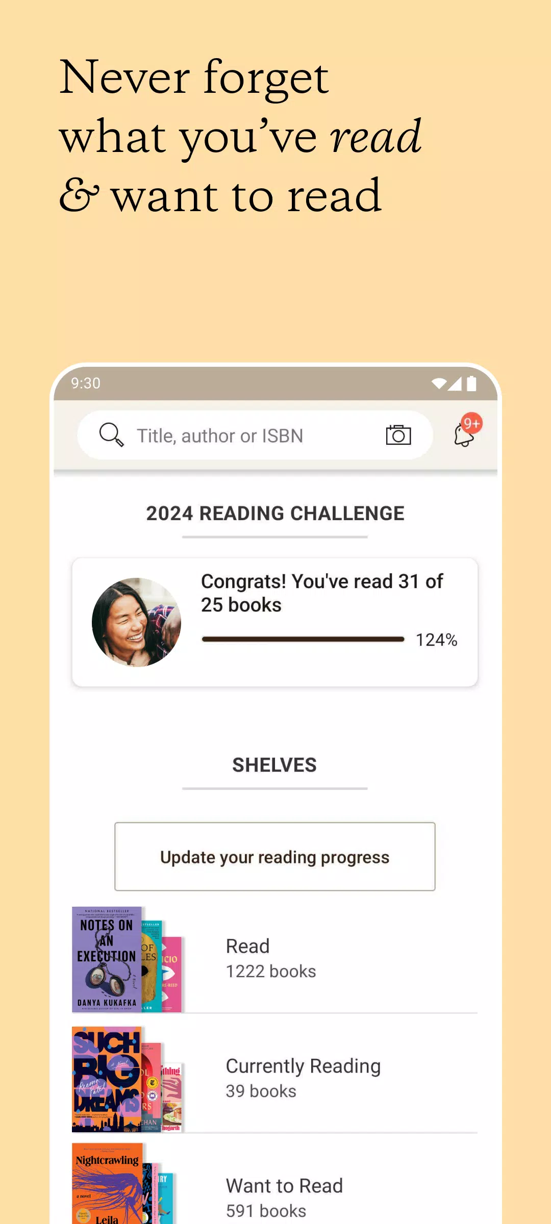 Goodreads स्क्रीनशॉट 3