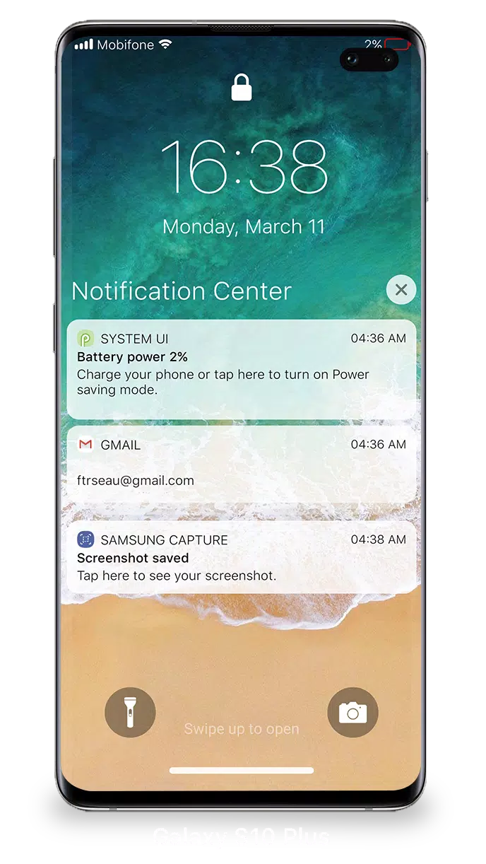 Pantalla de bloqueo iOS 15 Captura de pantalla 4