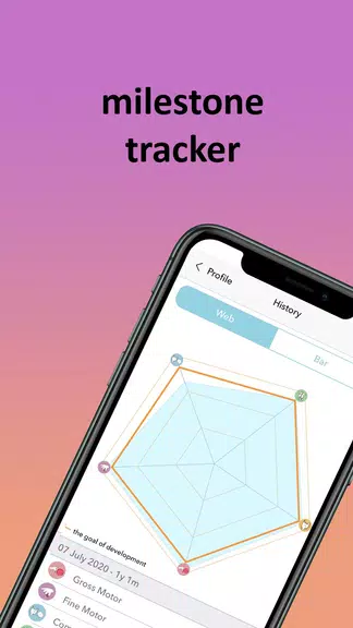 Baby milestones tracker Indigo Capture d'écran 3