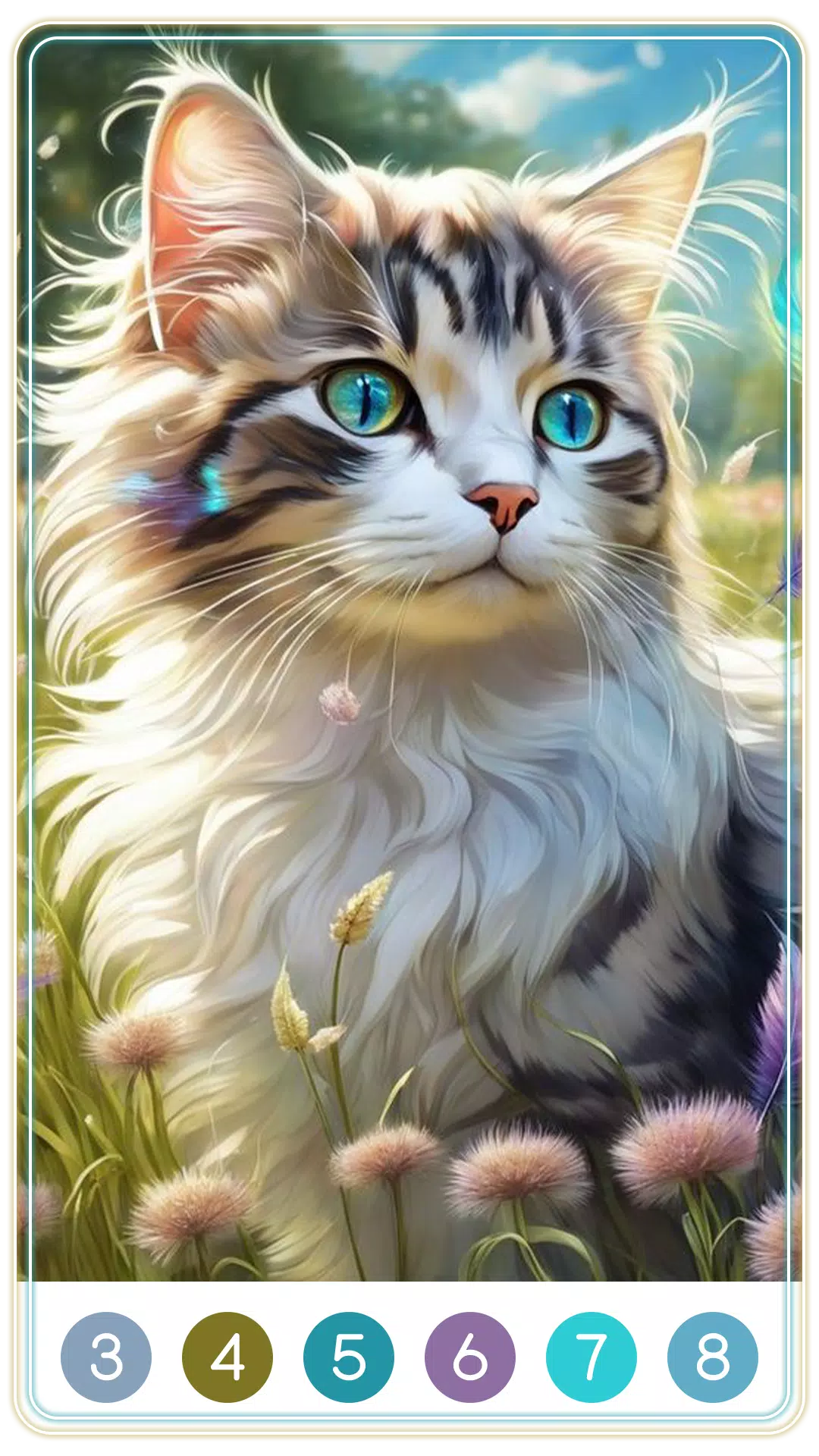 Cat Paint by Number 스크린샷 4