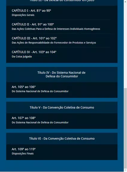 Código de Defesa do Consumidor Capture d'écran 1