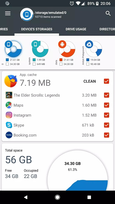 Storage Analyzer & Disk Usage Capture d'écran 3