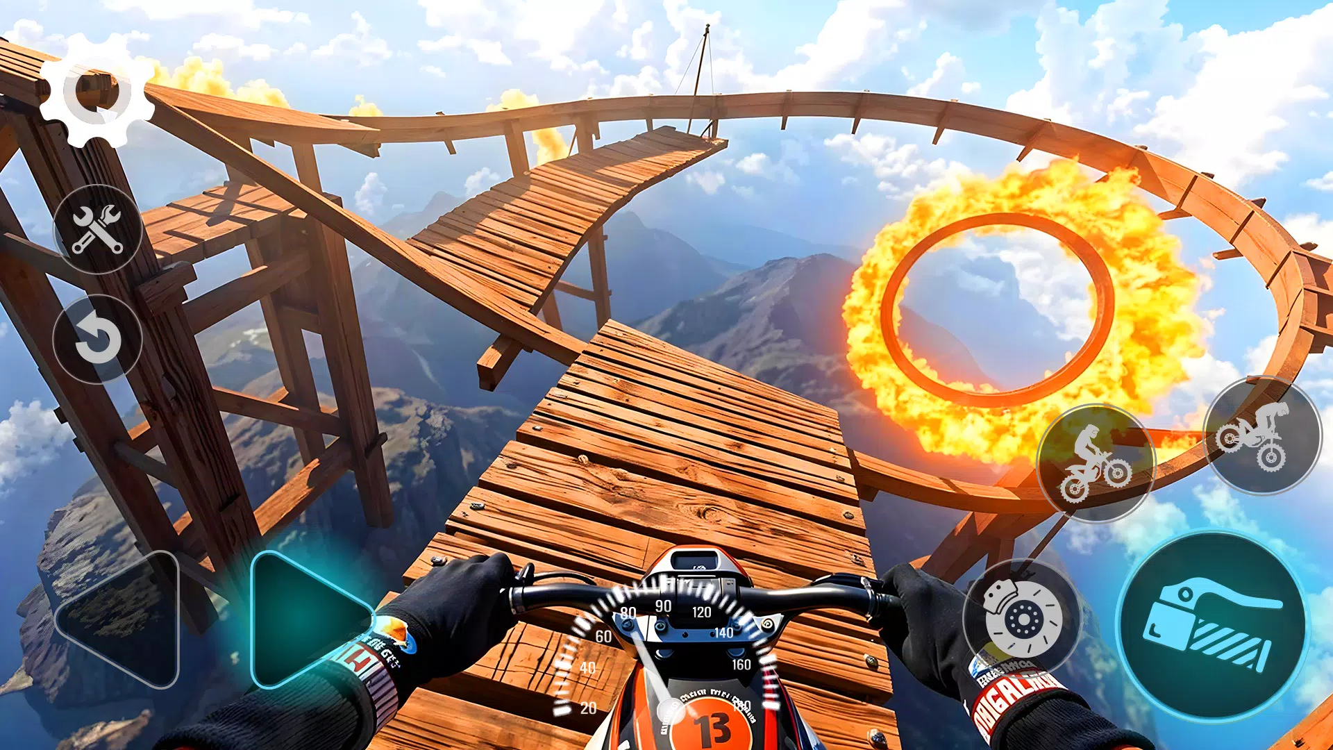 Stunt Bike Racing Challenge 3D 스크린샷 1