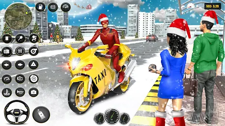 Superhero Bike Taxi Bike Games应用截图第1张