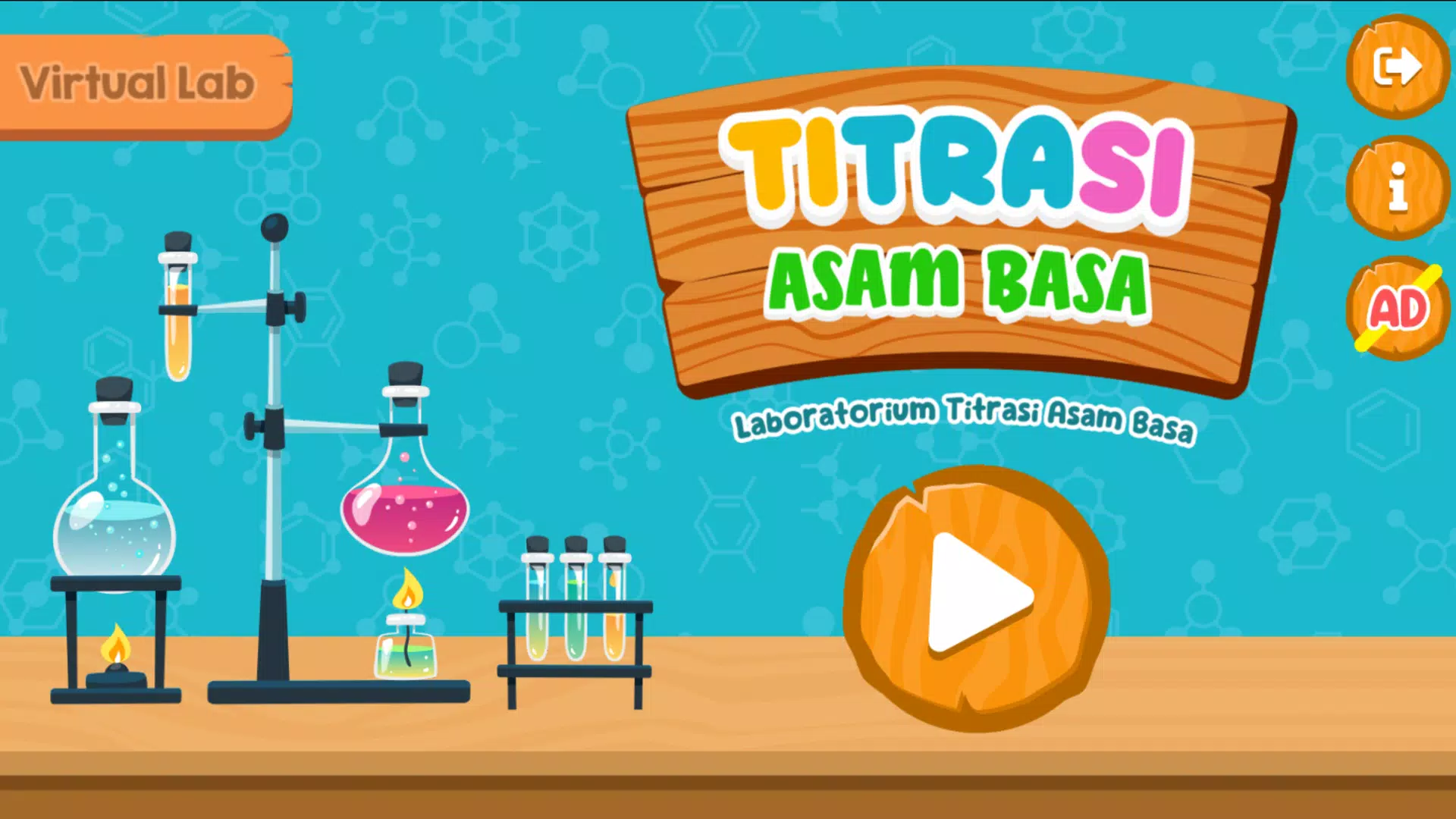 Virtual Lab Titrasi Asam Basa Captura de tela 1