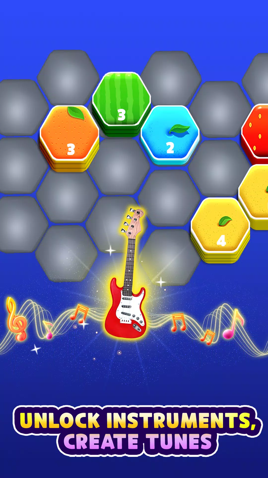 Hexa Music - Color Puzzle Captura de tela 2