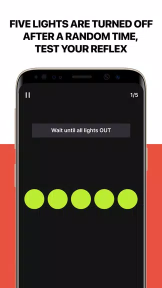 LightsOut Reaction Time/Reflex Screenshot 2
