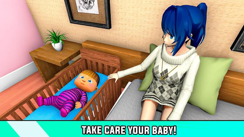 Anime Pregnant Mother 3D Captura de pantalla 4