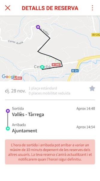 Cervelló Bus a demanda Captura de pantalla 2