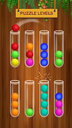 Ball Sort Woody Puzzle Game 스크린샷 1