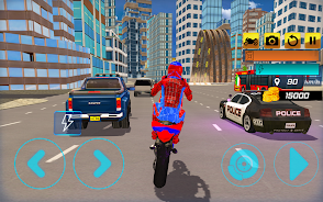 Superhero Stunt Bike Simulator Captura de pantalla 1