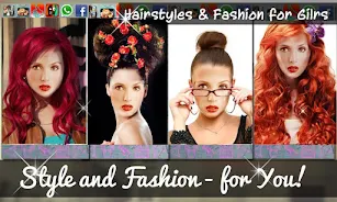 Hairstyles & Fashion for Girls 스크린샷 4